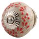 Red Embossed Crackle Ceramic Cabinet Knob Online